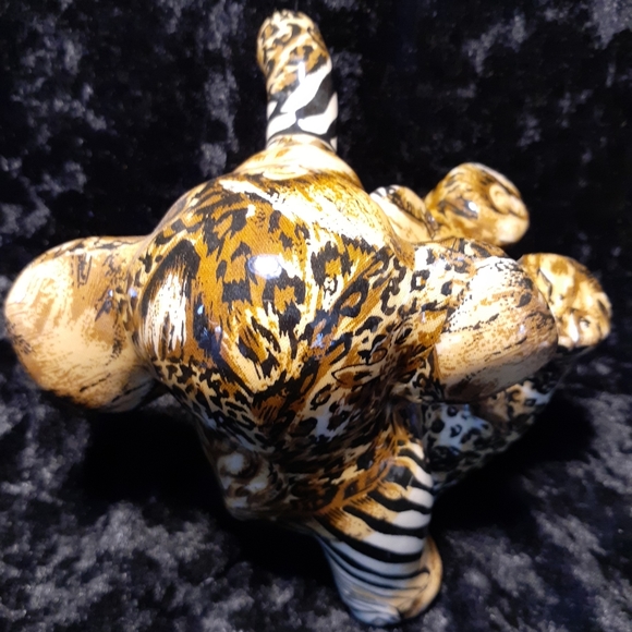 LaVie Safari Patchwork Print Elephant - Picture 2 of 2